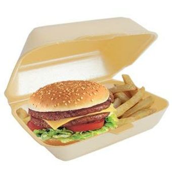 HB9(N9) Burger & Chips Boxes-(White)-1x25001